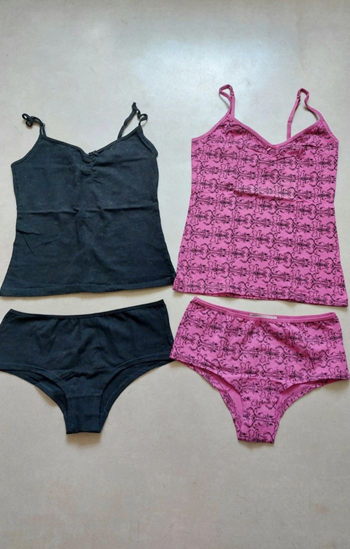 Ensembles débardeurs + shortys