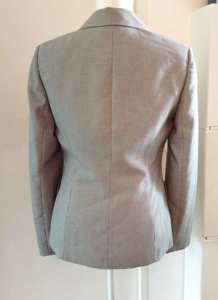 Tailleur jupe gris Etam 40 - photo numéro 5