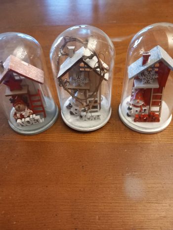 Lot 3 décorations de Noël 