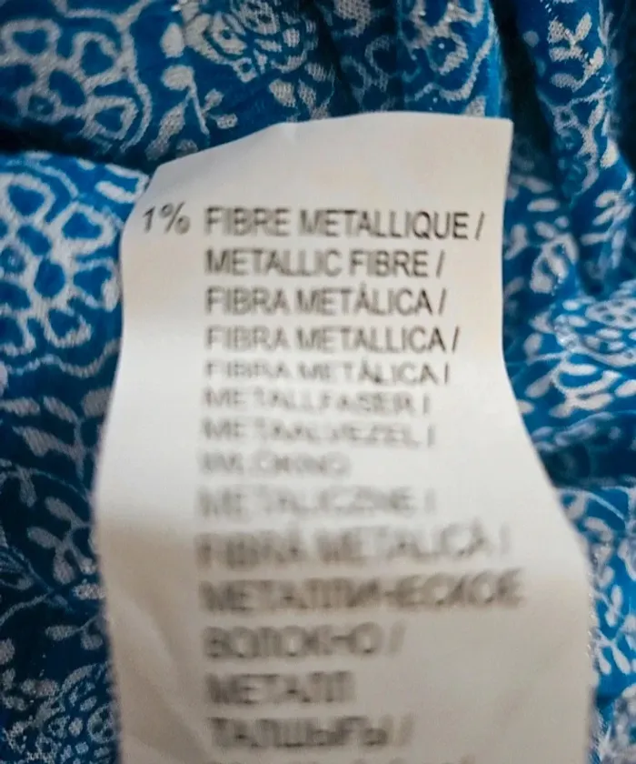 Robe bleu blanche Kiabi Taille L Neuve - photo numéro 6
