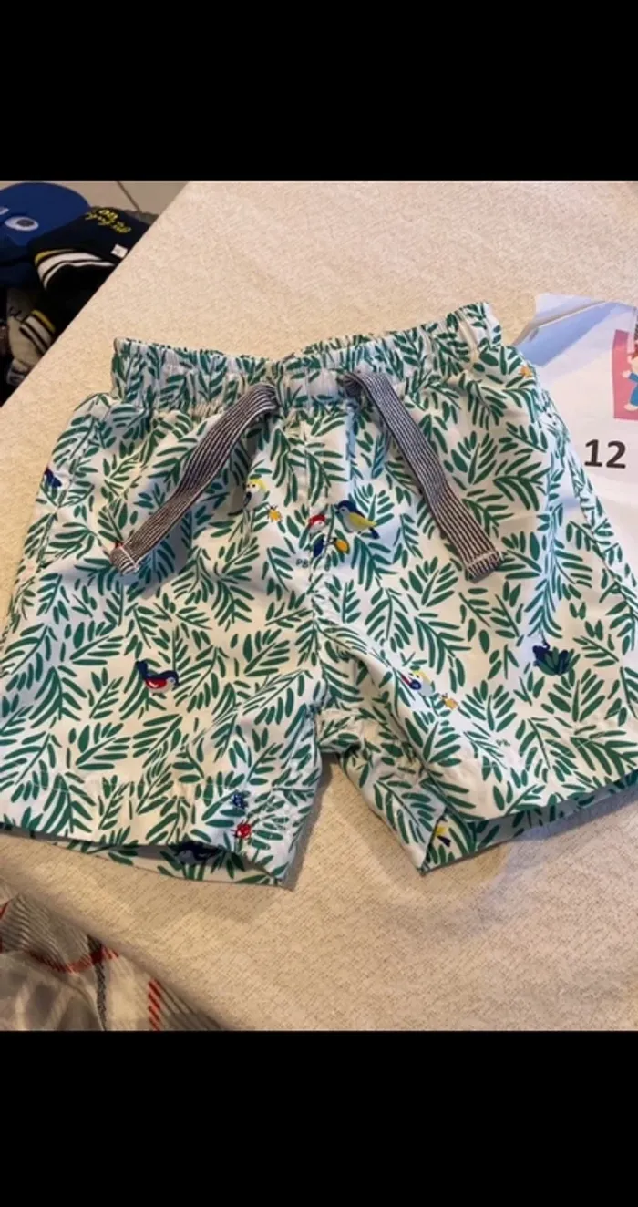 Short de bain petit bateau 12 mois - photo numéro 3