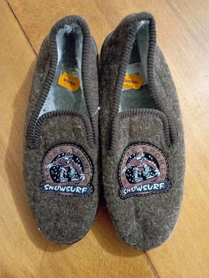 Pountoufle femmes marron taille 36 marque nature sport neuf avec étiquette - photo numéro 2