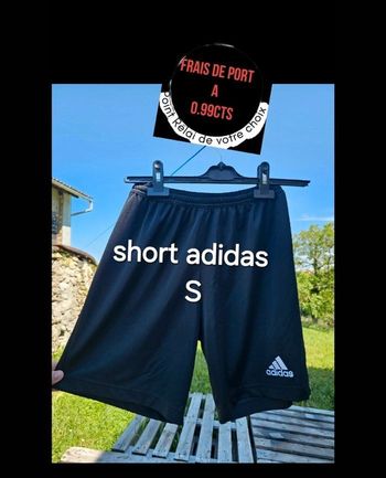 Short adidas noir taille S HOMME FOOT