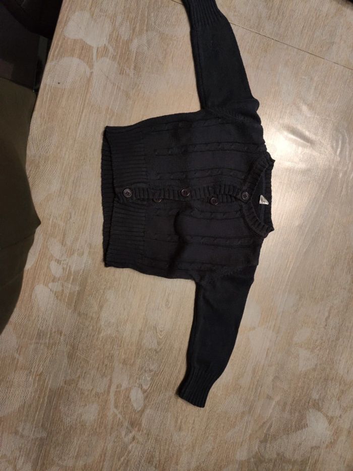 Gillet bleu foncé