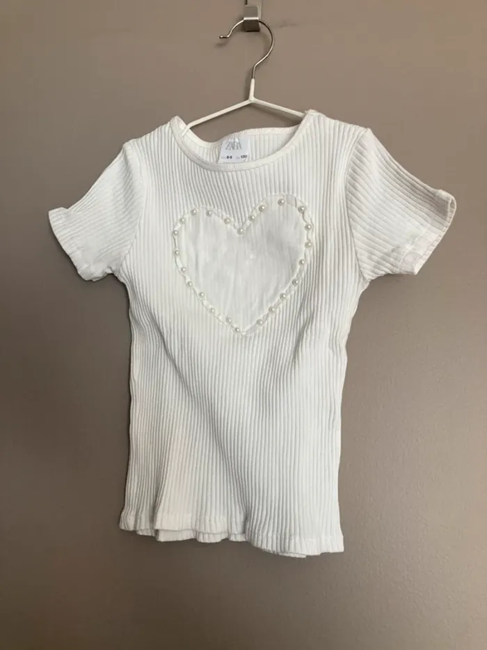 Zara t-shirt court 8-9 ans