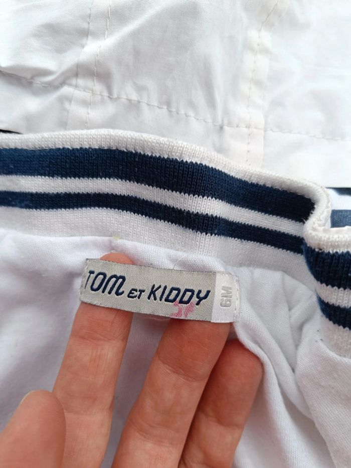Blouson style imperméable ou coupe vent veste à capuche Garçon 6 mois club des marins Tom et Kiddy - photo numéro 7