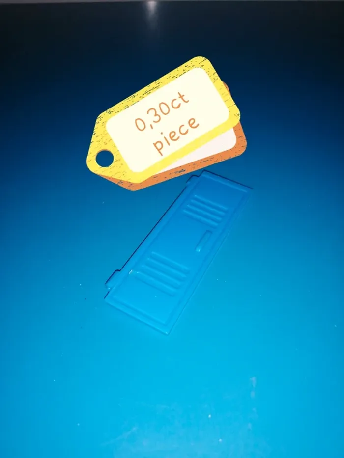 thème* pièce détachée / volet orange - bleu - photo numéro 2