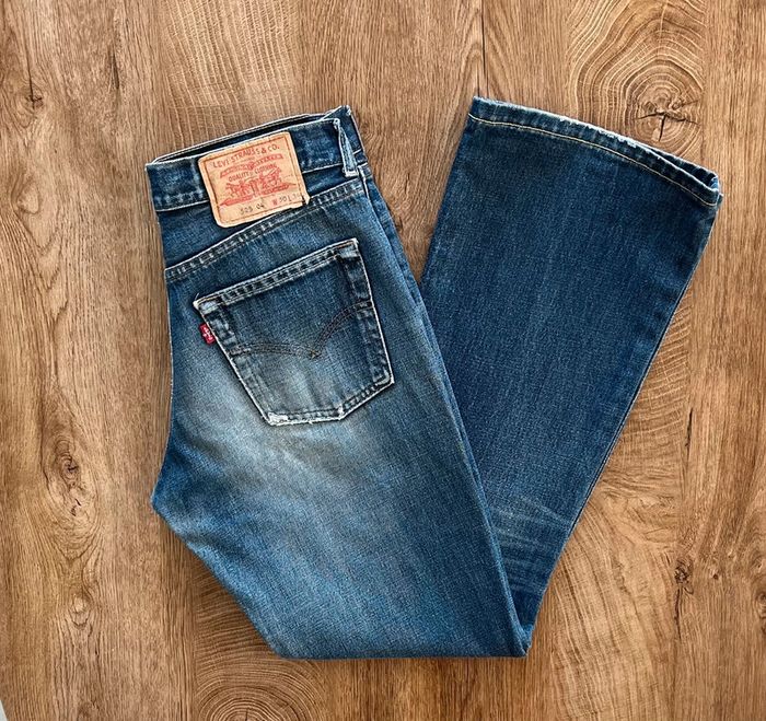 Jean/pantalon bleu délavé Bootcut/Flare Levi's 525 pour femme, taille : W30 (40 taille française) - photo numéro 2