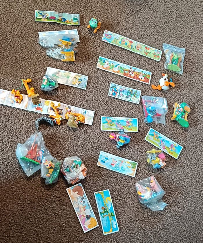 Gros lot kinder et notice mode d'emploi ferrero