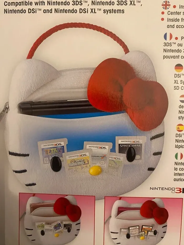 Étui Hello Kitty pour Nintendo 3Ds /3Ds Xl / DS Xl – Neuf sous blister - photo numéro 2