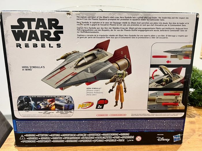 Vaisseau star wars / nerf + personnage star wars rebels Neuf et scellé - photo numéro 2