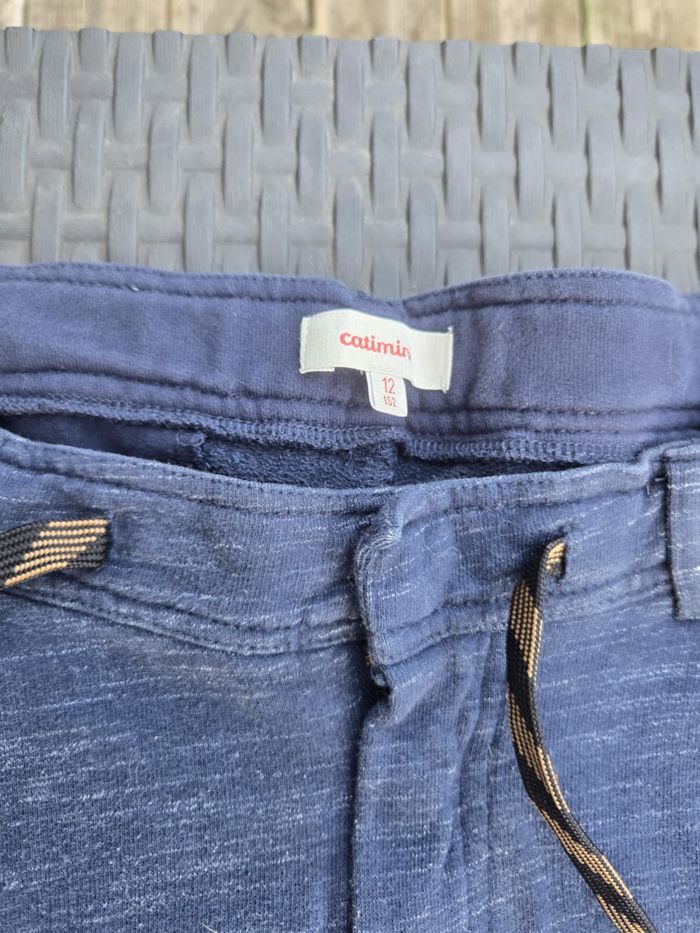 pantalon catimini taille 12 ans bleu chiné - photo numéro 3