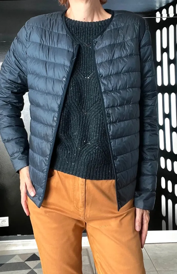 Doudoune veste matelassée t40 Uniqlo marine
