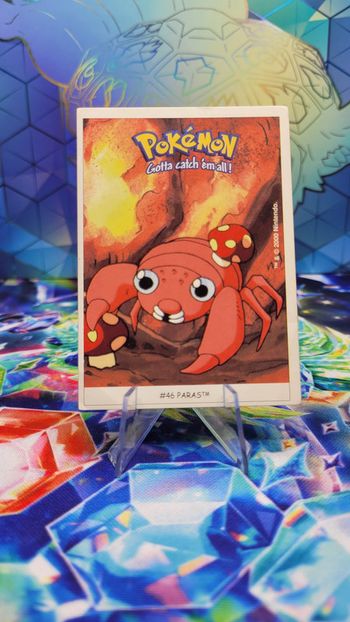 Carte Sticker Pokémon Dunkin Boomer 1999 n°46 Paras