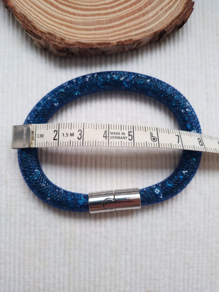 Bracelet bleu brillant - photo numéro 3