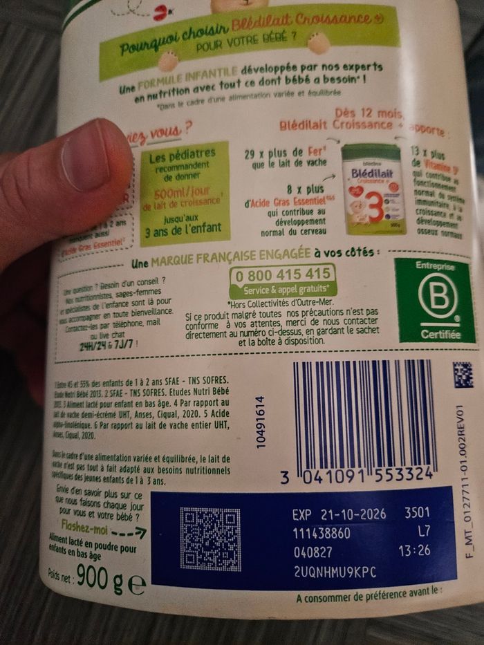 Lait bledilait - photo numéro 3