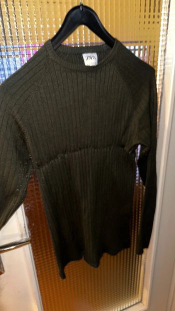 Pull kaki taille S zara