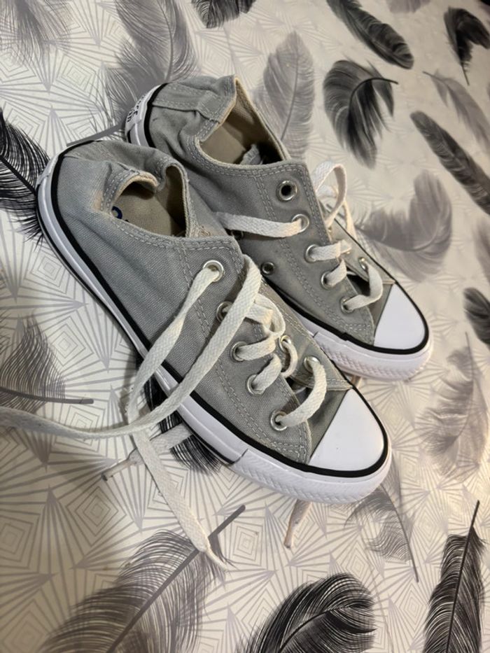 Converse All Star basses grises - photo numéro 2