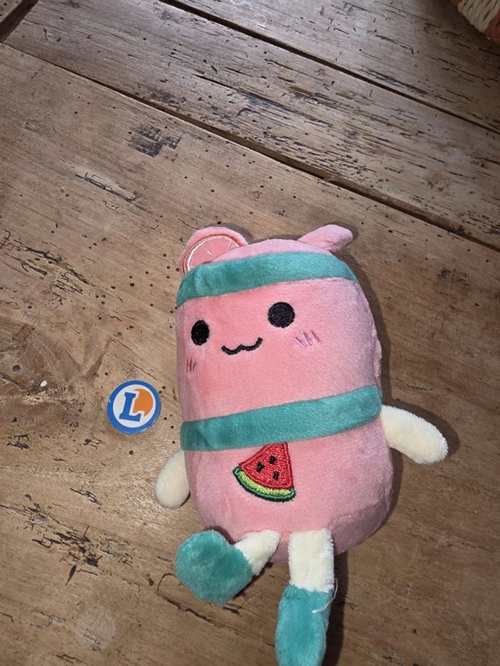 🍉 Peluche Pastèque - Porte-clés Bubble Tea Kawaii - photo numéro 3