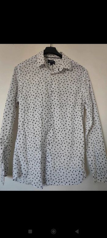 Chemise blanche slim fit taille S Kiabi