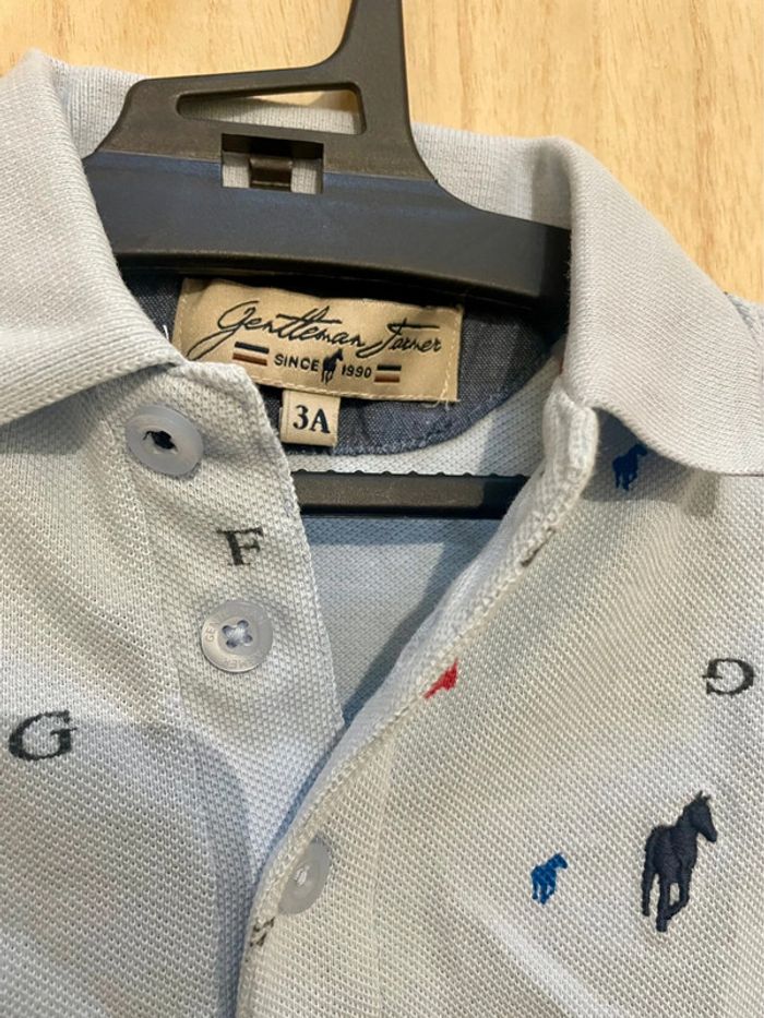 Polo manches longues gentleman Farmer 3 ans - photo numéro 4