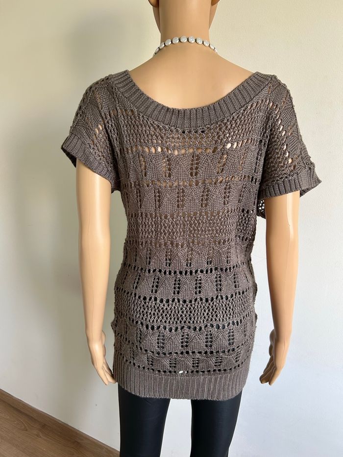 Haut gris en mailles No Excuse taille 38/40 TBE - photo numéro 5