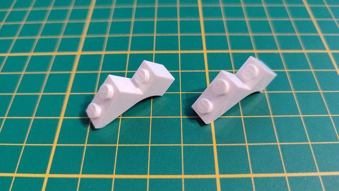 lot x2 Arche blanche 1x3x2 88292 pièce détachée Lego #B35