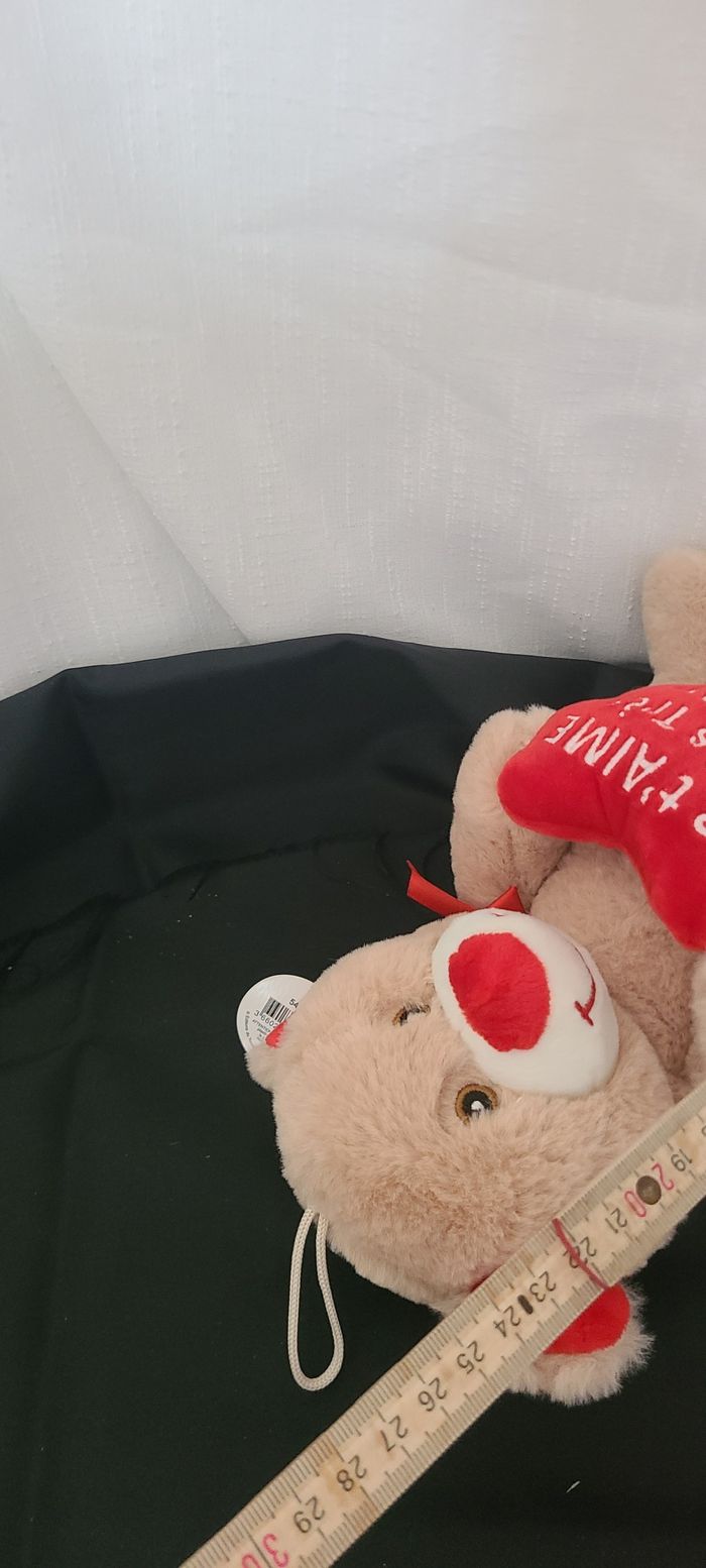 Ourson je t'aime neuf doudou - photo numéro 3