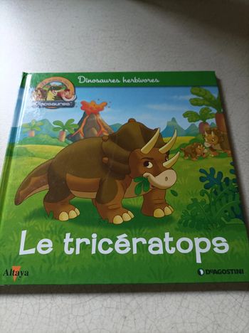 Livre enfant - Le tricératops