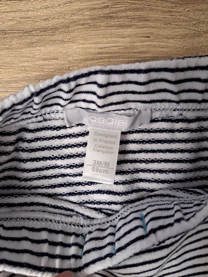 Ensemble 3 mois Obaïbi Okaïdi état neuf - photo numéro 5