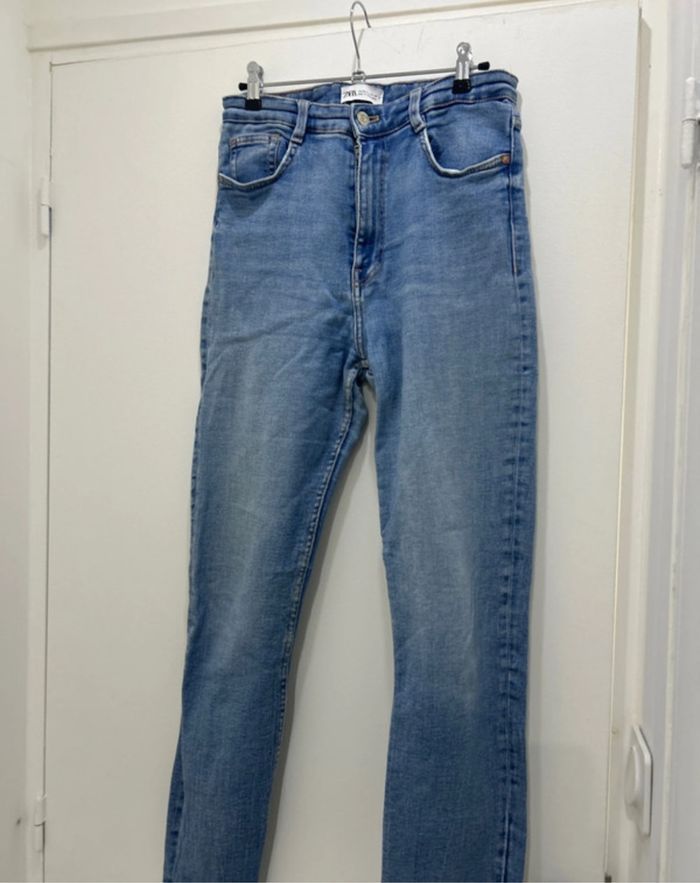 Jean Skinny Zara 38 taille haute - photo numéro 4