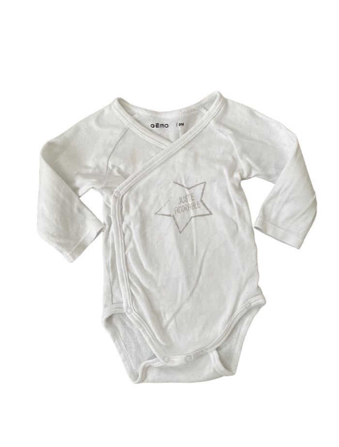 Lot de 4 bodies - Gémo | 9 mois - photo numéro 3