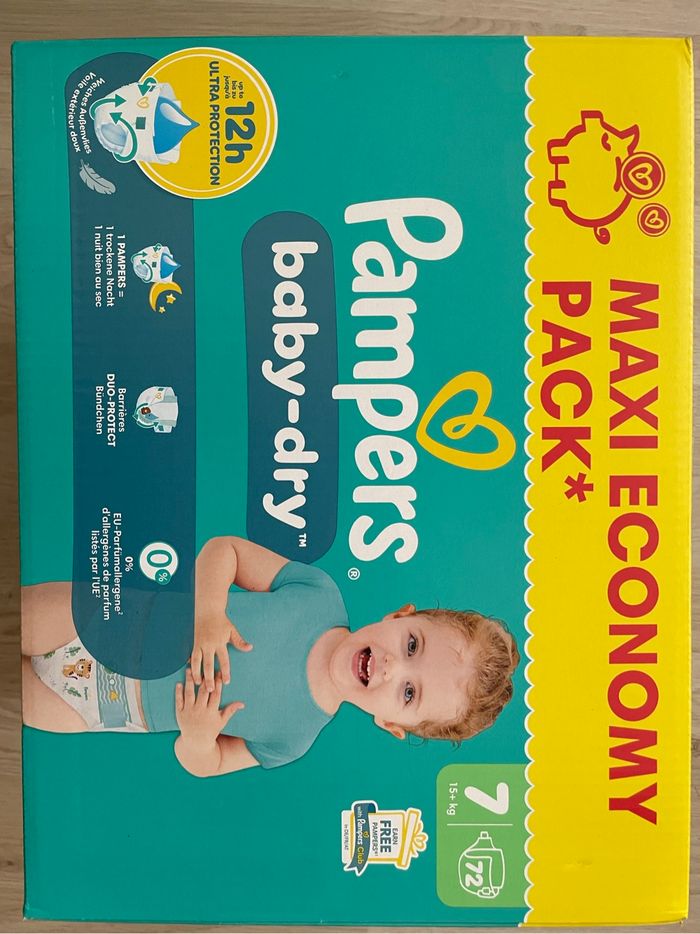 Pampers taille 7 - photo numéro 2