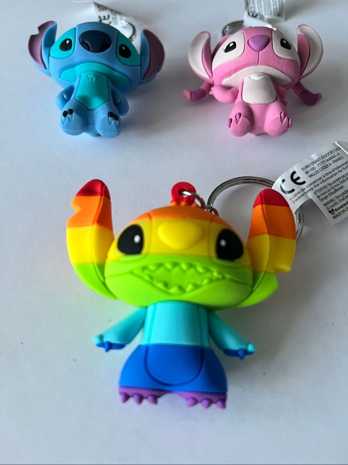 Lot 3 porte-clés Stitch et Angel - photo numéro 2