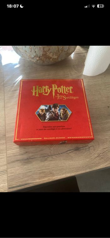Jeu des sortilèges Harry Potter
