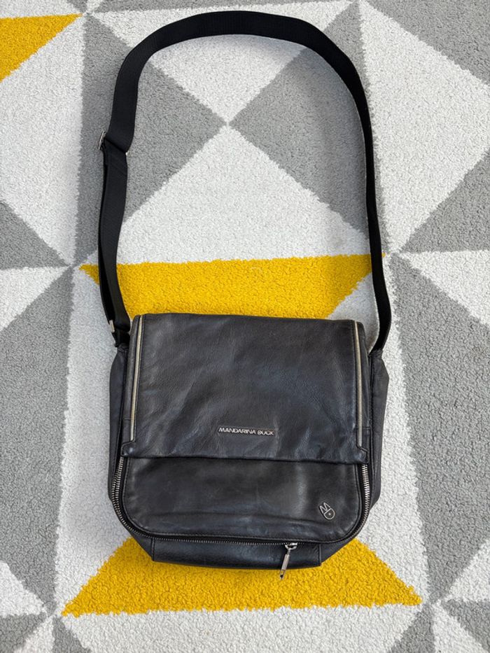 Sac à bandoulière Mandarina Duck | Gris chiné | Taille 30 X 25 cm
