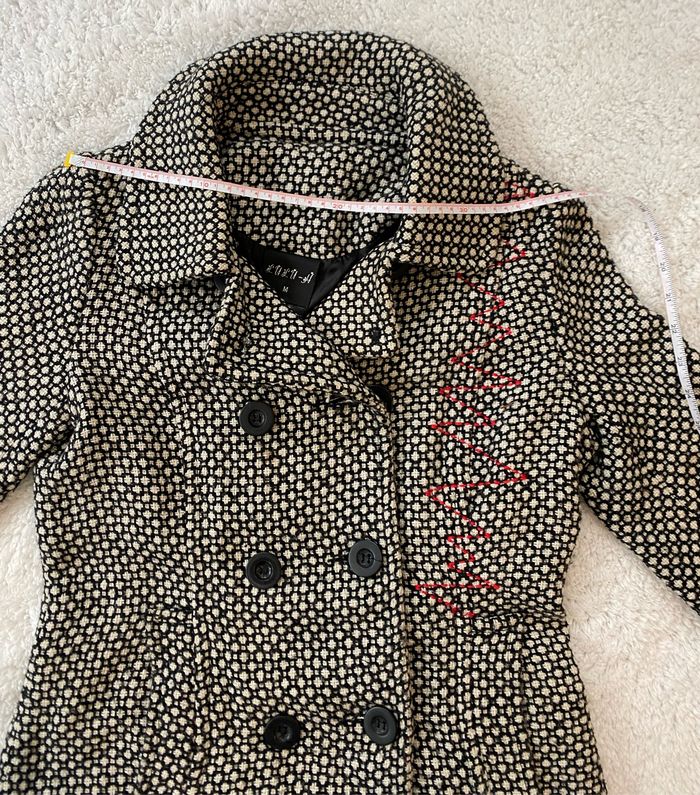 Veste esprit Desigual - chiné noir et blanc - photo numéro 4
