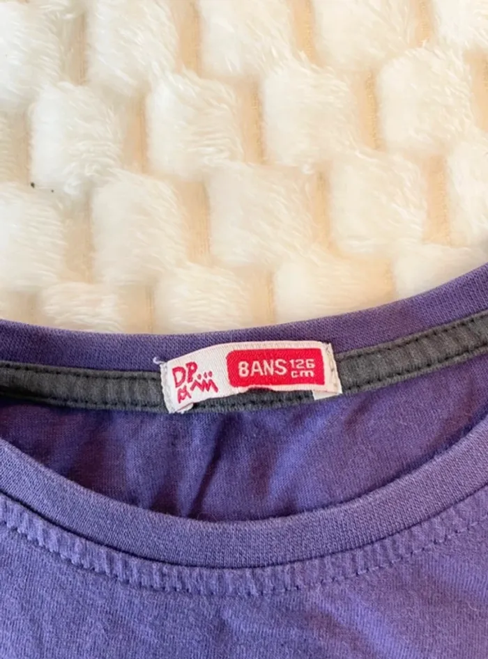 T-shirt violet - photo numéro 3