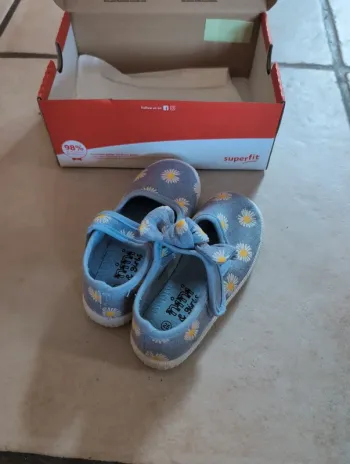 Ballerines fleurs scratch 25