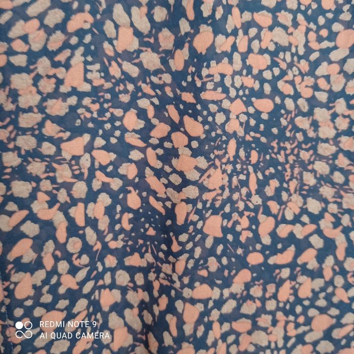 Blouse marron à motifs orangés t40 - photo numéro 6