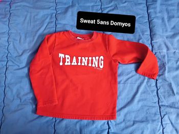 Sweat garçon 5ans Domyos 