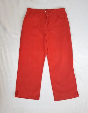 Pantacourt rouge Ici et Maintenant T40