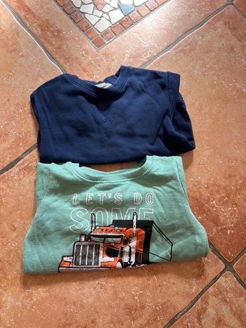 Lot 2 pulls 3/4ans h&m