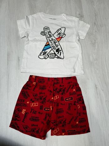 Ensemble short tee shirt Complices 2-3 ans