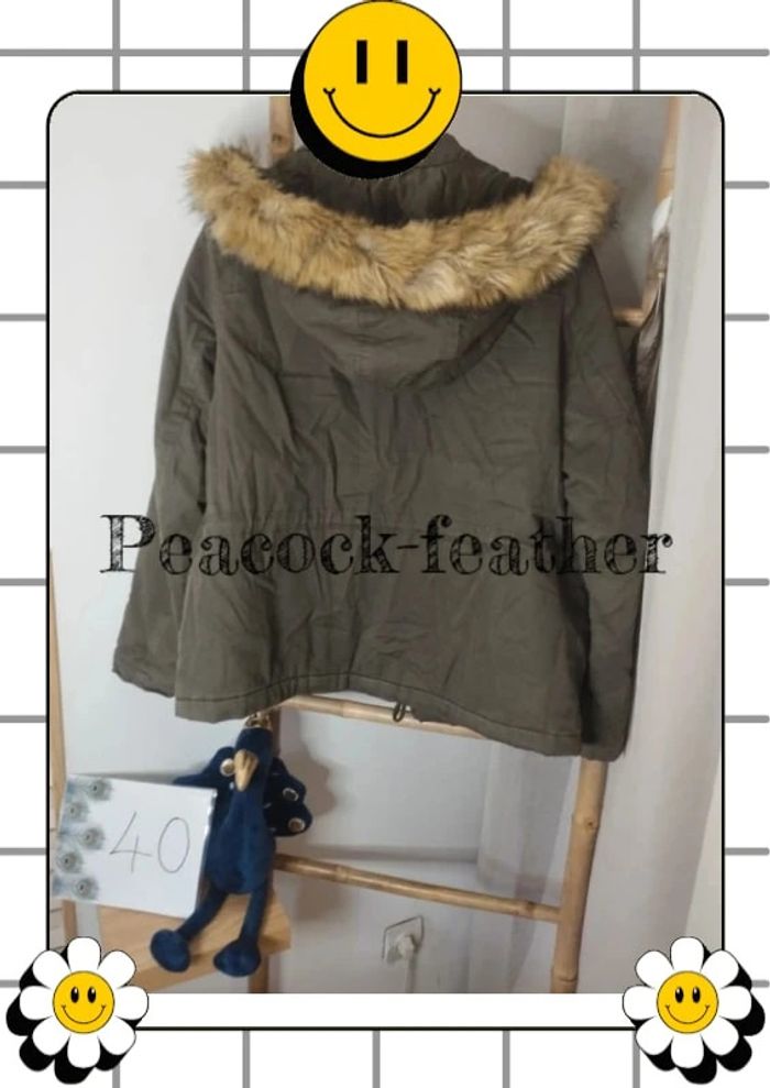 Manteau kaki Kiabi 40/42 - photo numéro 10