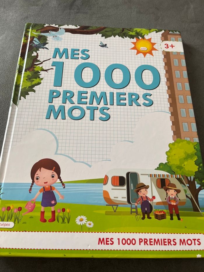 Livre mes 1000 premiers mots enfants - photo numéro 1