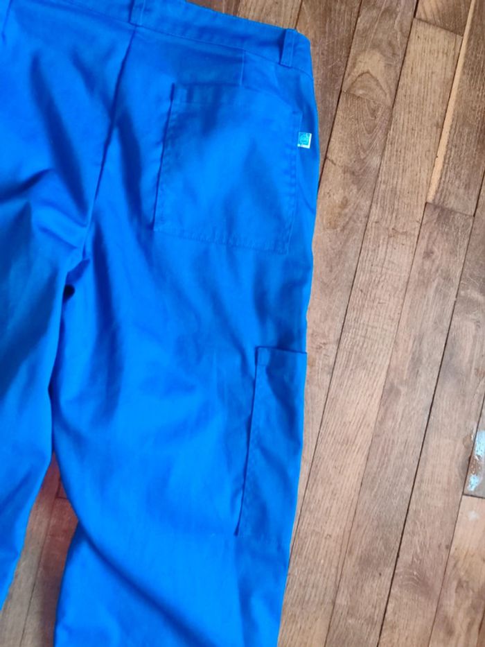 Lot de 2 pantalons bleus de travail - photo numéro 10
