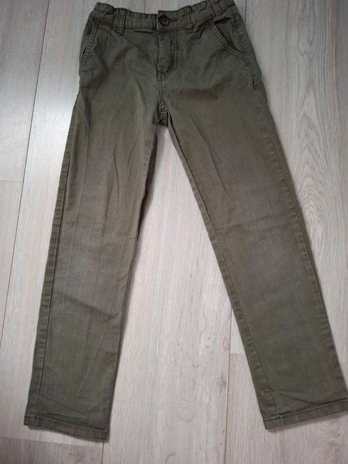 Pantalon fin vert LH 8 ans