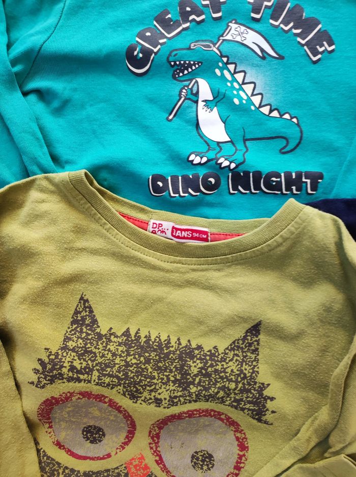 Lot tee shirt 3 ans - photo numéro 2