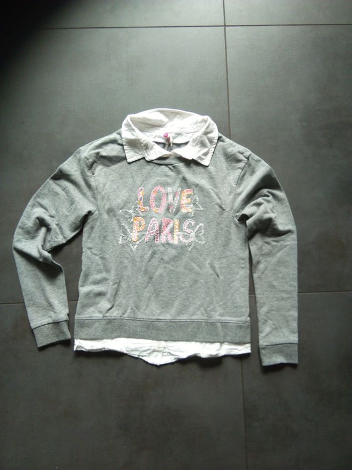 Pull type polo papillon Paris orchestra 10 ans